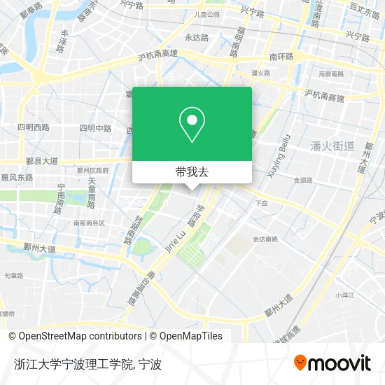 浙江大学宁波理工学院地图