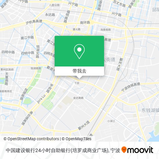 中国建设银行24小时自助银行(培罗成商业广场)地图
