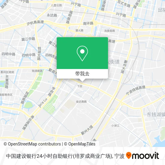 中国建设银行24小时自助银行(培罗成商业广场)地图