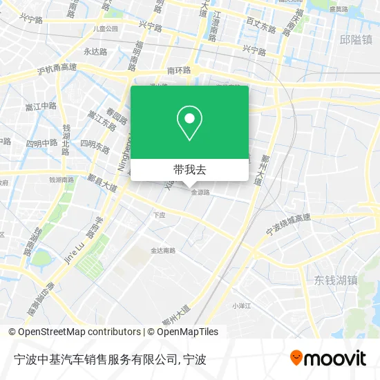 宁波中基汽车销售服务有限公司地图