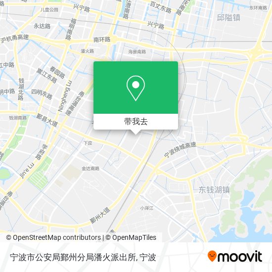 宁波市公安局鄞州分局潘火派出所地图