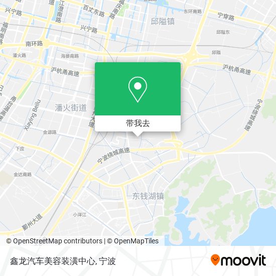 鑫龙汽车美容装潢中心地图
