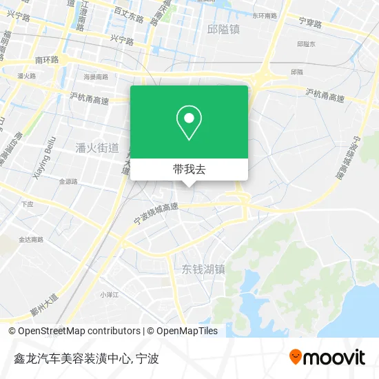 鑫龙汽车美容装潢中心地图