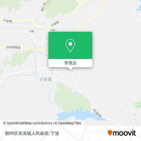 鄞州区东吴镇人民政府地图
