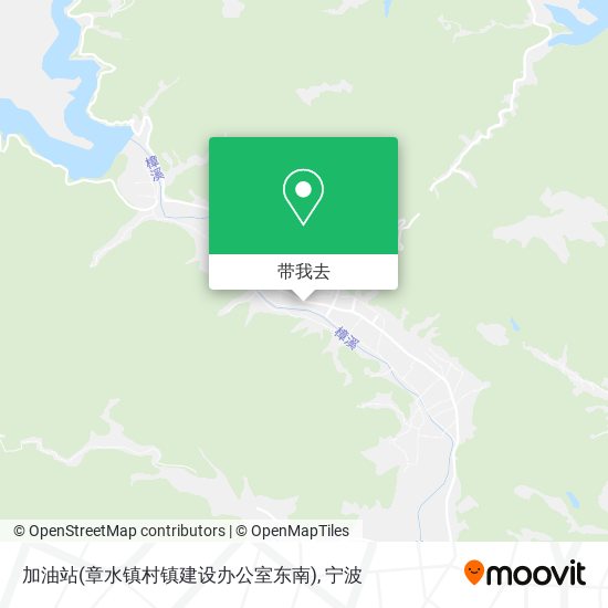 加油站(章水镇村镇建设办公室东南)地图