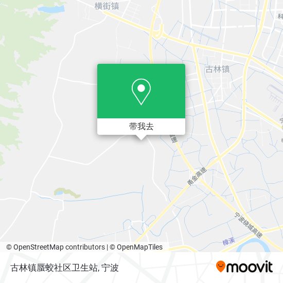 古林镇蜃蛟社区卫生站地图