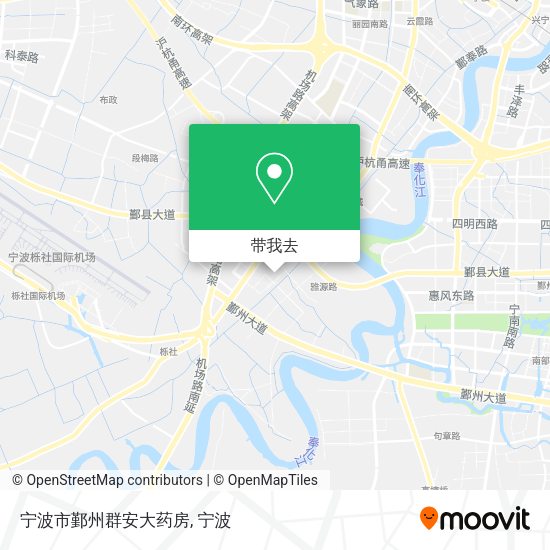 宁波市鄞州群安大药房地图
