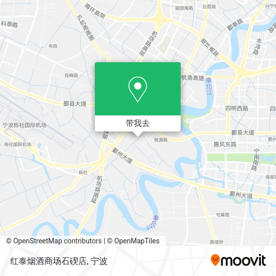 红泰烟酒商场石碶店地图