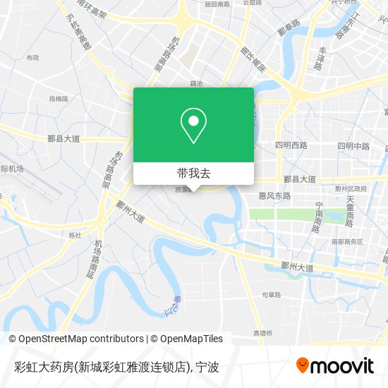 彩虹大药房(新城彩虹雅渡连锁店)地图
