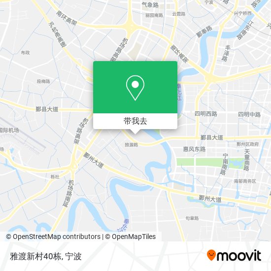 雅渡新村40栋地图