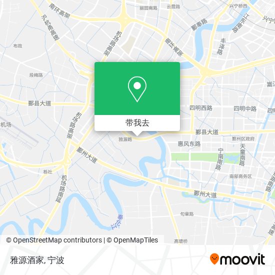 雅源酒家地图