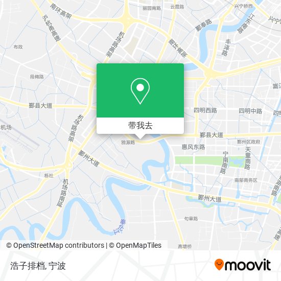 浩子排档地图