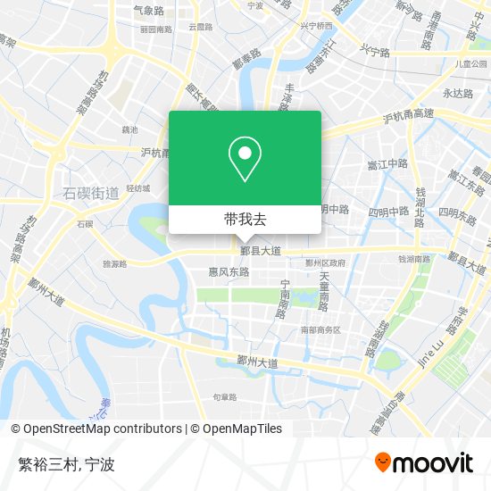 繁裕三村地图