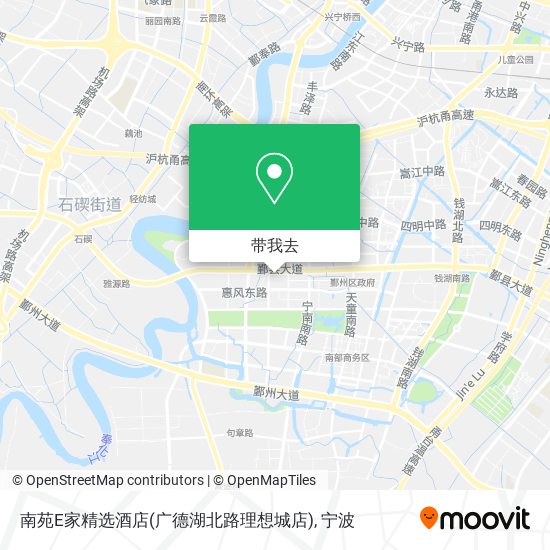 南苑E家精选酒店(广德湖北路理想城店)地图