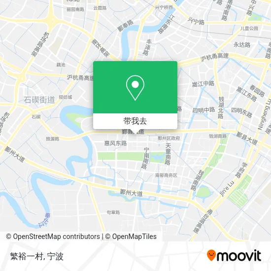 繁裕一村地图