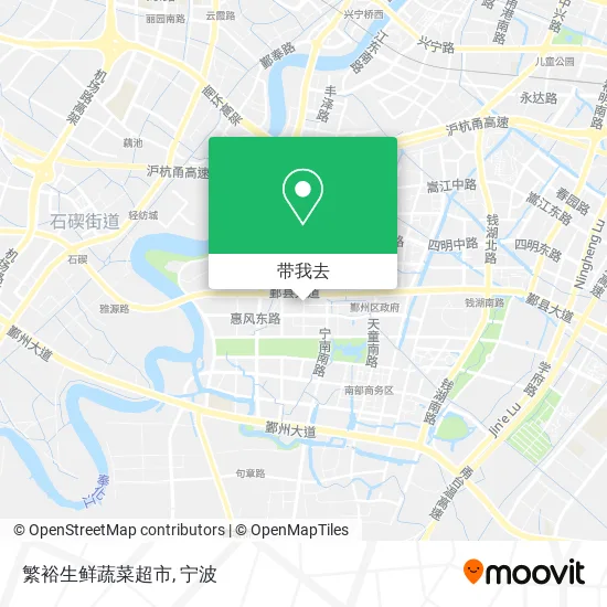 繁裕生鲜蔬菜超市地图