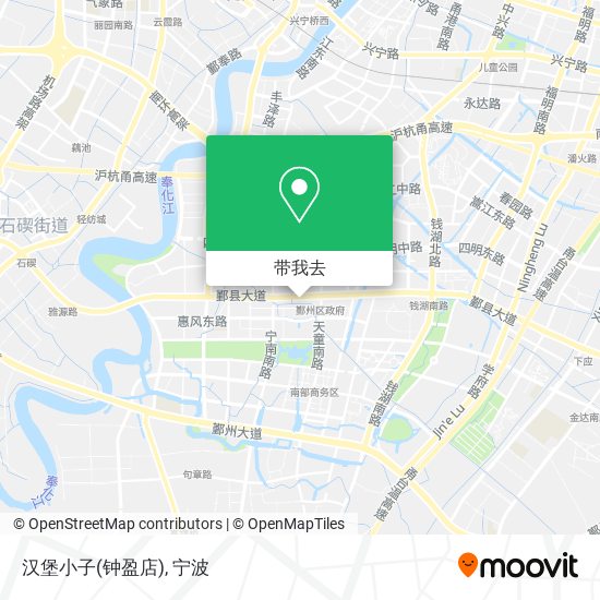 汉堡小子(钟盈店)地图
