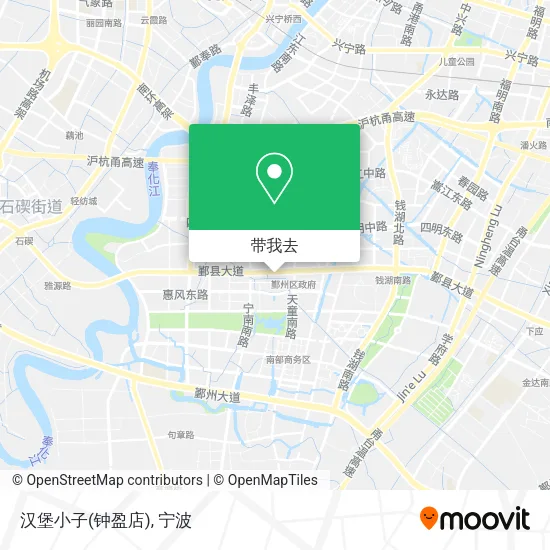 汉堡小子(钟盈店)地图