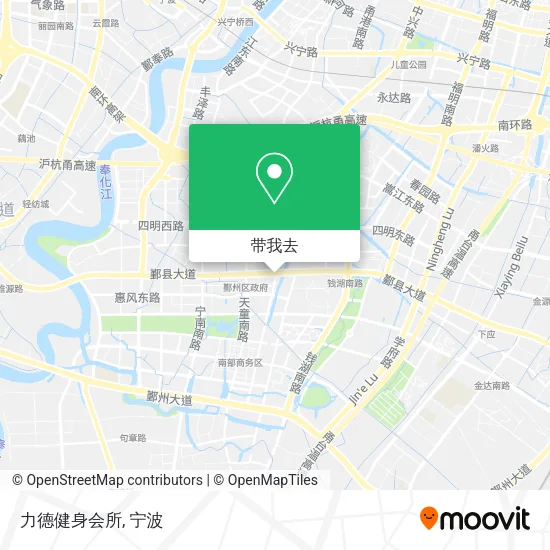 力德健身会所地图
