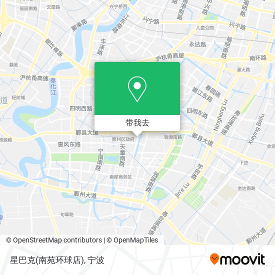 星巴克(南苑环球店)地图