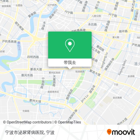 宁波市泌尿肾病医院地图