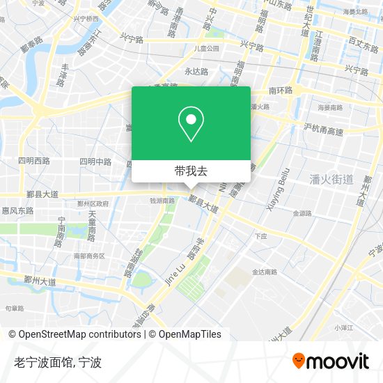 老宁波面馆地图