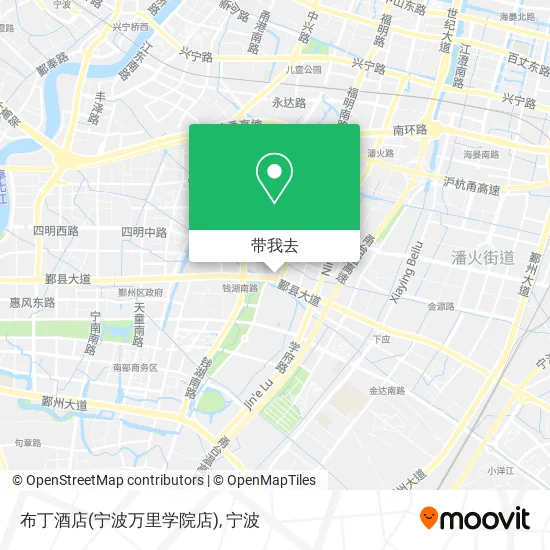 布丁酒店(宁波万里学院店)地图