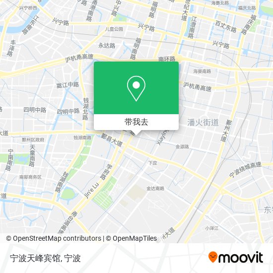 宁波天峰宾馆地图