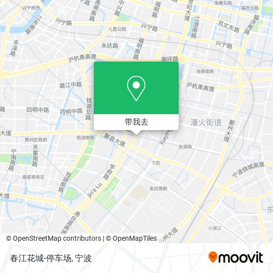 春江花城-停车场地图