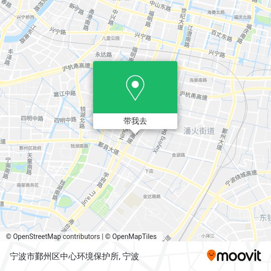 宁波市鄞州区中心环境保护所地图