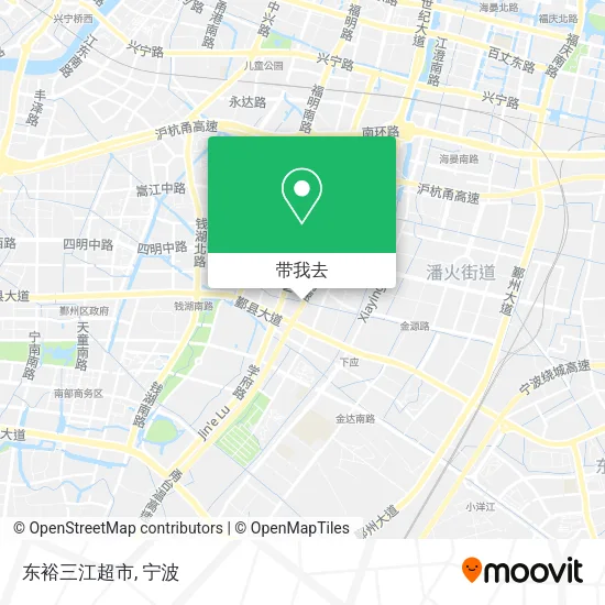 东裕三江超市地图