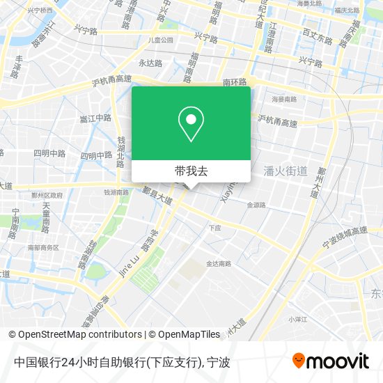 中国银行24小时自助银行(下应支行)地图