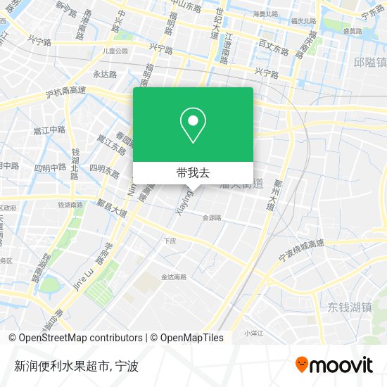新润便利水果超市地图