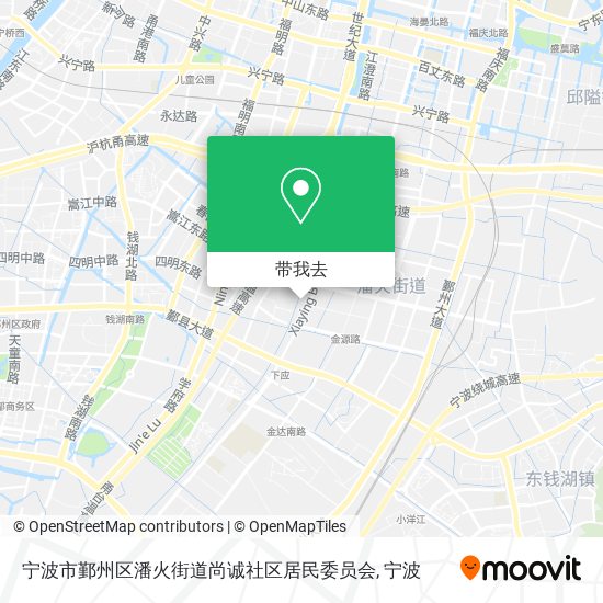 宁波市鄞州区潘火街道尚诚社区居民委员会地图