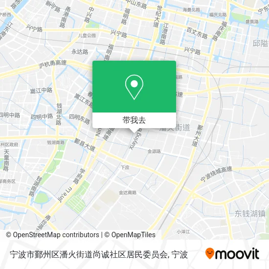 宁波市鄞州区潘火街道尚诚社区居民委员会地图