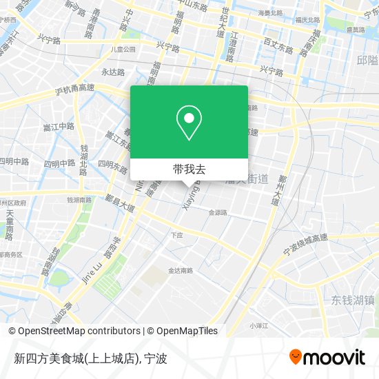 新四方美食城(上上城店)地图