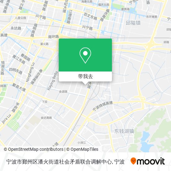 宁波市鄞州区潘火街道社会矛盾联合调解中心地图