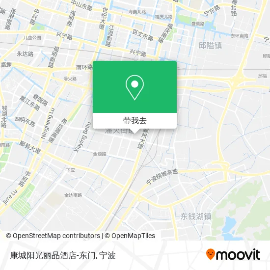 康城阳光丽晶酒店-东门地图