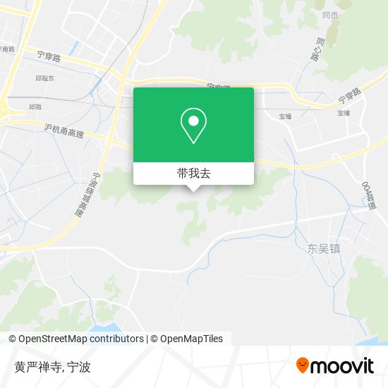 黄严禅寺地图