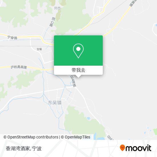 香湖湾酒家地图