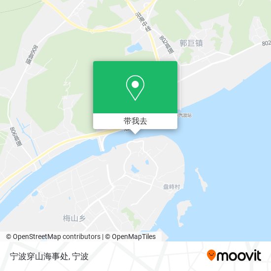宁波穿山海事处地图