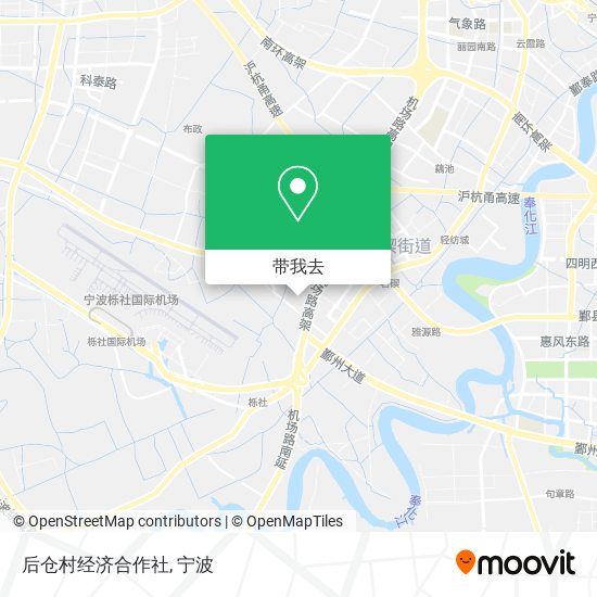 后仓村经济合作社地图