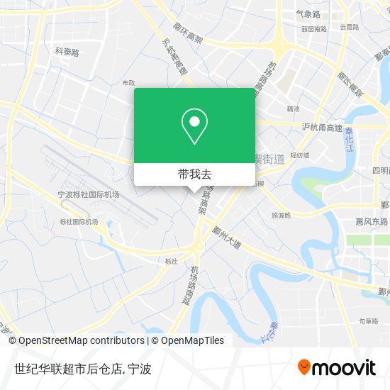 世纪华联超市后仓店地图