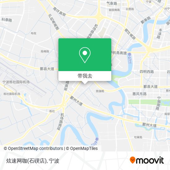 炫速网咖(石碶店)地图