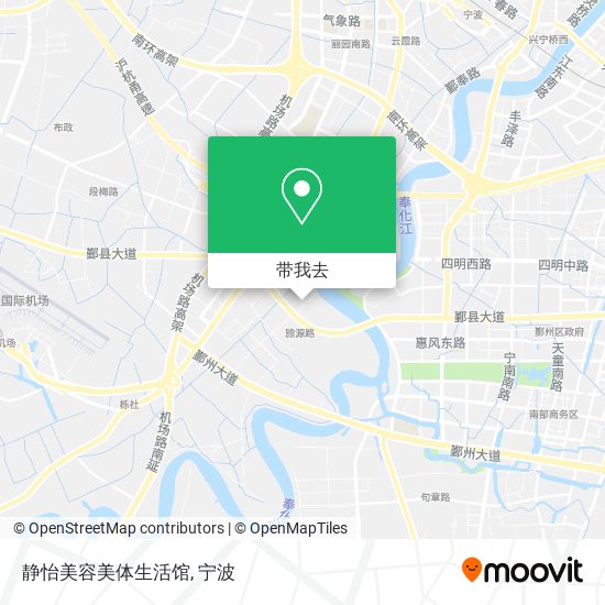 静怡美容美体生活馆地图