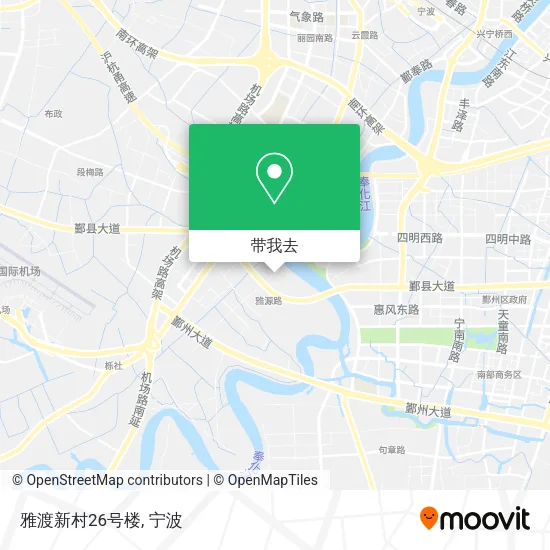雅渡新村26号楼地图