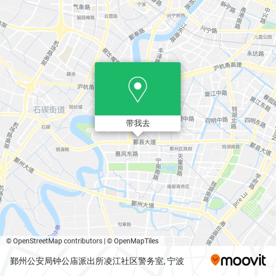 鄞州公安局钟公庙派出所凌江社区警务室地图