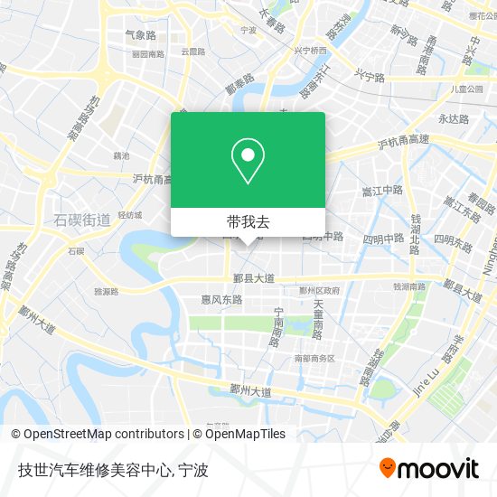 技世汽车维修美容中心地图