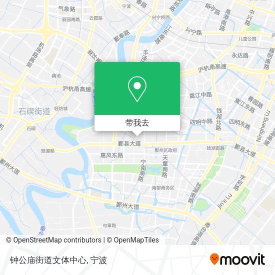 钟公庙街道文体中心地图