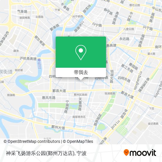 神采飞扬游乐公园(鄞州万达店)地图